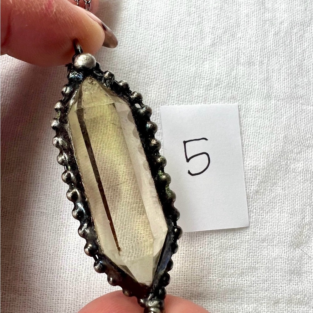 * FRESH NEW STOCK! * DT Citrine Chakra Clearing Necklace Pendant - Picture 6 of 15